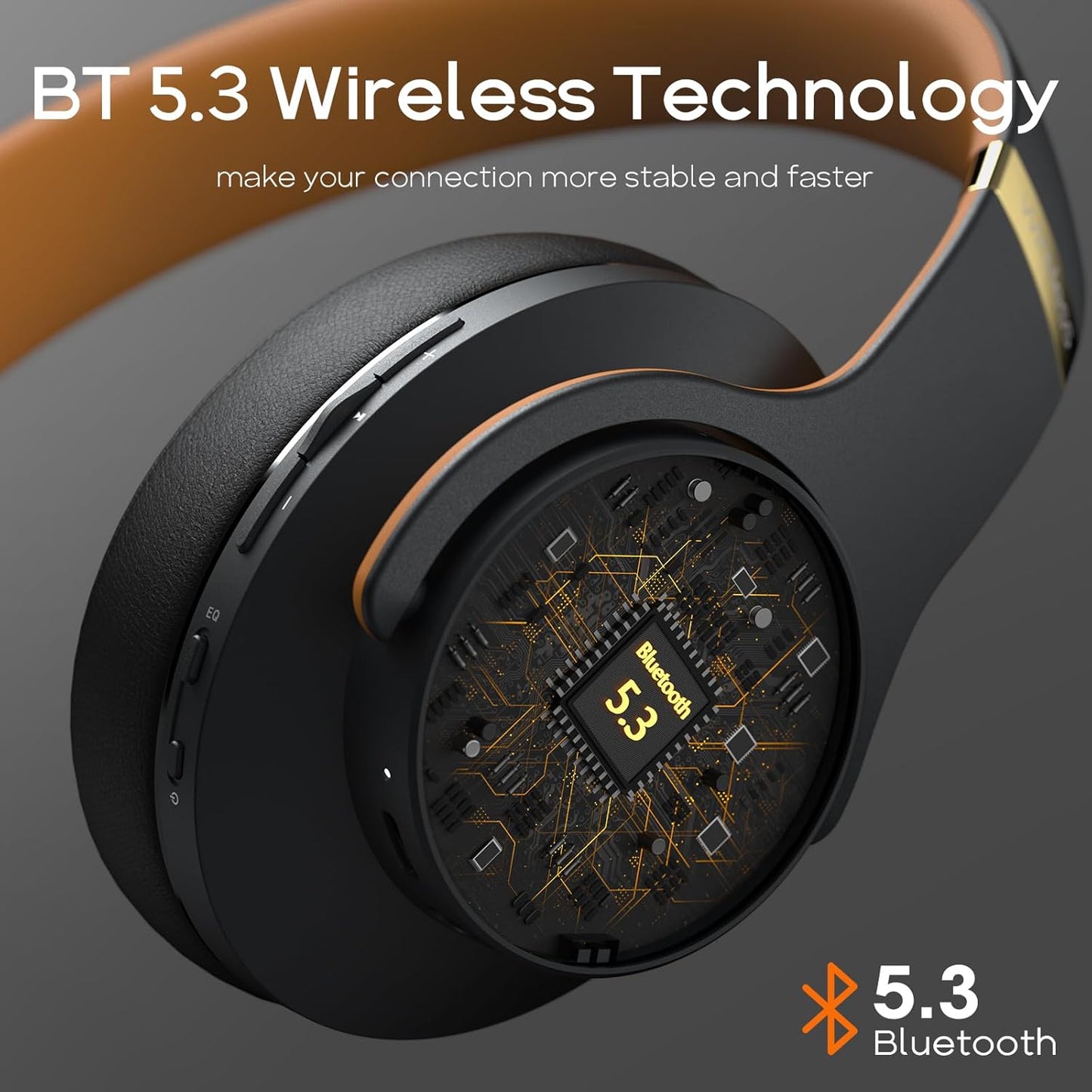 DOQAUS Wireless Over Ear Headphones