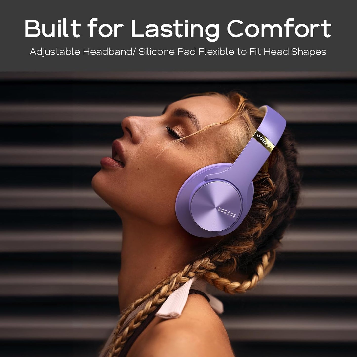 DOQAUS Wireless Over Ear Headphones