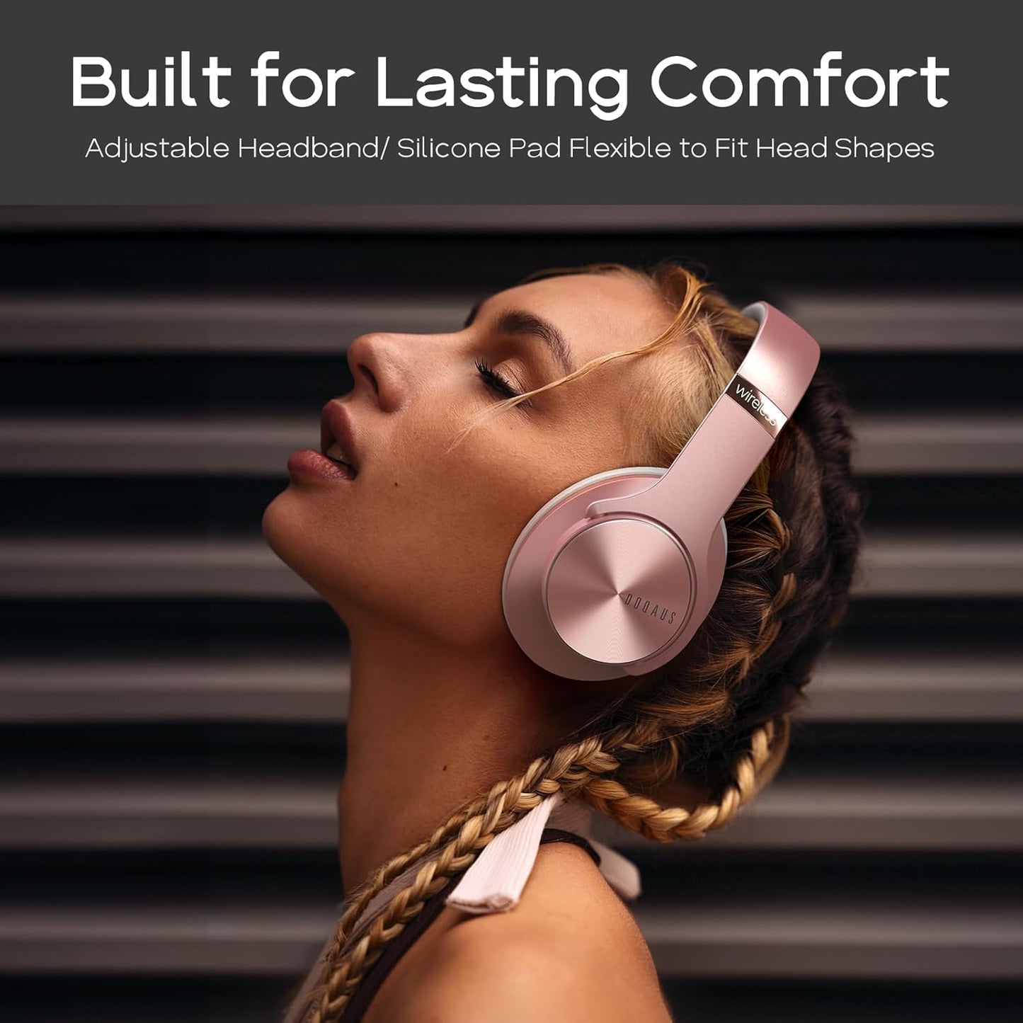 DOQAUS Wireless Over Ear Headphones